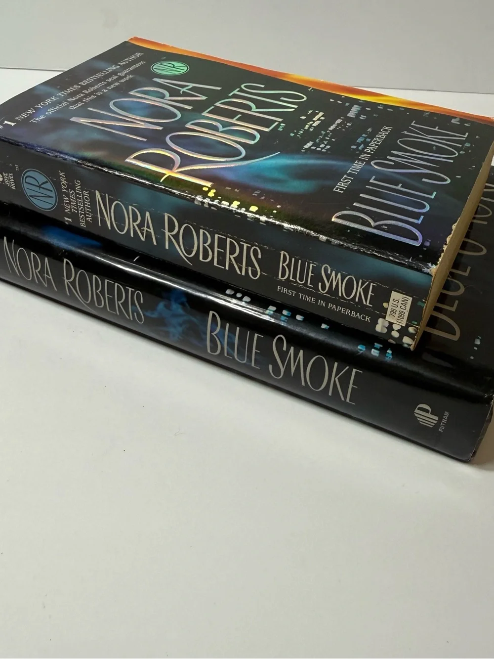 Nora Roberts Blue Smoke Bundle | Hardcover & Y2K Paperback Romantic Thriller Lot